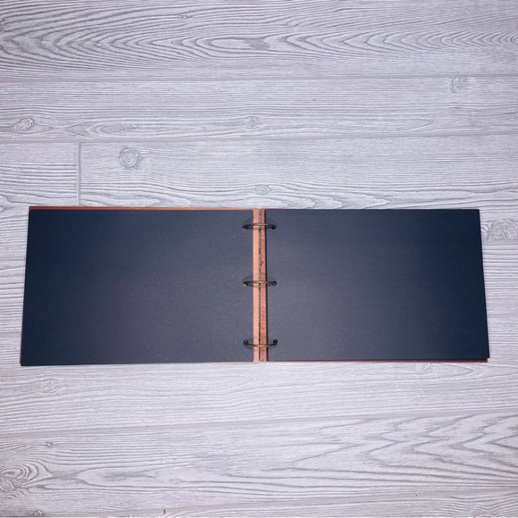 Our Adventure Book Wooden Scrapbook Photo Album Book Anniversary Wedding Gift - Picture 3 of 5